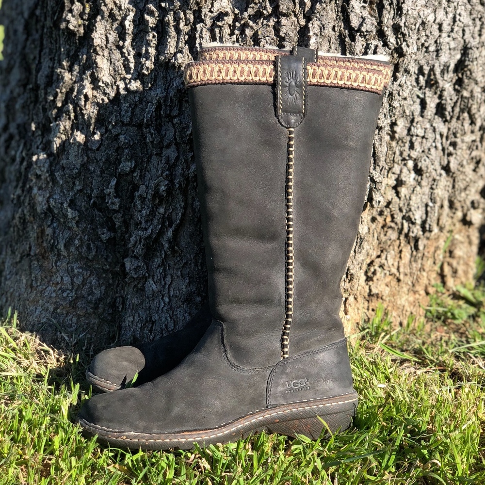 Black UGG boots
